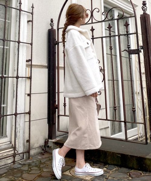 archives e'pice（アルシーヴエピス）の「《限定item》オーバーサイズcpoボアジャケット（その他アウター・レディース・ブラウン/アイボリー/グレー系その他・MEDIUM）」の9枚目の写真