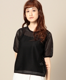 BEAUTY&YOUTH UNITED ARROWS | BYSF メッシュレースパフスリーブ ◆(Tシャツ/カットソー)