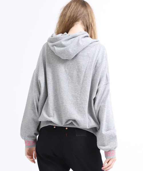 RNA（アールエヌエー）の「M1289 ジャガードロゴパーカー（パーカー・レディース・ホワイト/杢グレー/ブラック・MEDIUM）」の4枚目の写真