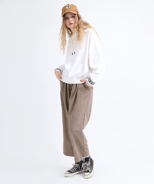 RNA（アールエヌエー）の「M1289 ジャガードロゴパーカー（パーカー・レディース・ホワイト/杢グレー/ブラック・MEDIUM）」の21枚目の写真