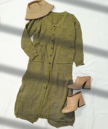 OSYAREVO | ロングニットカーディガン(カーディガン/ボレロ)