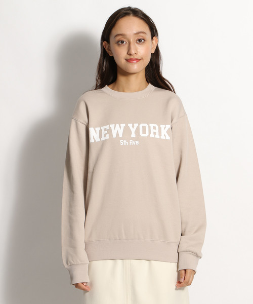 niko and...(ニコアンド)の「光沢裏毛ナンバープルオーバー(Tシャツ/カットソー・レディース・ライトブルー/ライトベージュ/ブラック・MEDIUM/LARGE)」の7枚目の写真