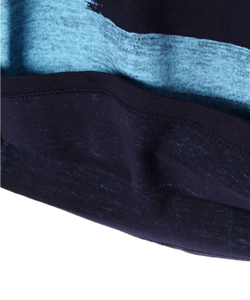 CIAOPANIC TYPY（チャオパニックティピー）の「KIDS ハンドボーダーポケットTee（Tシャツ/カットソー・キッズ・ホワイト/ネイビー・135/105/125/95/115）」の10枚目の写真