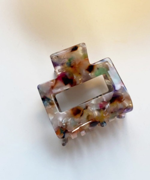 Esime(エシミー)の「ヘアクリップ(バレッタ/ヘアクリップ・レディース・アイボリー/ベージュ/ブラウン/ピンク/その他/キャメル/グリーン系その他/ホワイト/スモークピンク/その他1/グレー/ライトブラウン/ブルー/ライトベージュ/パープル・FREE)」の15枚目の写真