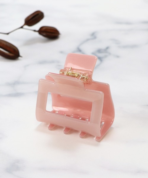 Esime(エシミー)の「ヘアクリップ(バレッタ/ヘアクリップ・レディース・アイボリー/ベージュ/ブラウン/ピンク/その他/キャメル/グリーン系その他/ホワイト/スモークピンク/その他1/グレー/ライトブラウン/ブルー/ライトベージュ/パープル・FREE)」の12枚目の写真