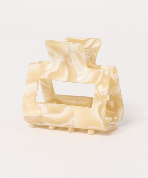 Esime(エシミー)の「ヘアクリップ(バレッタ/ヘアクリップ・レディース・アイボリー/ベージュ/ブラウン/ピンク/その他/キャメル/グリーン系その他/ホワイト/スモークピンク/その他1/グレー/ライトブラウン/ブルー/ライトベージュ/パープル・FREE)」の3枚目の写真