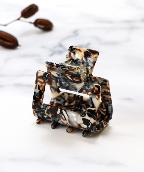 Esime(エシミー)の「ヘアクリップ(バレッタ/ヘアクリップ・レディース・アイボリー/ベージュ/ブラウン/ピンク/その他/キャメル/グリーン系その他/ホワイト/スモークピンク/その他1/グレー/ライトブラウン/ブルー/ライトベージュ/パープル・FREE)」の14枚目の写真