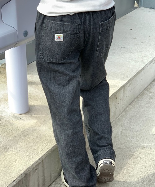 GLOSTER（グロスター）の「【WEB限定カラーあり】【FREDYMAC/フレディマック】ワイドパンツ イージーパンツ（その他パンツ・メンズ・チャコールグレー/ライトブルー/オリーブ/サックスブルー/インディゴブルー/ホワイト系その他/キャメル/キナリ・M/L）」の4枚目の写真