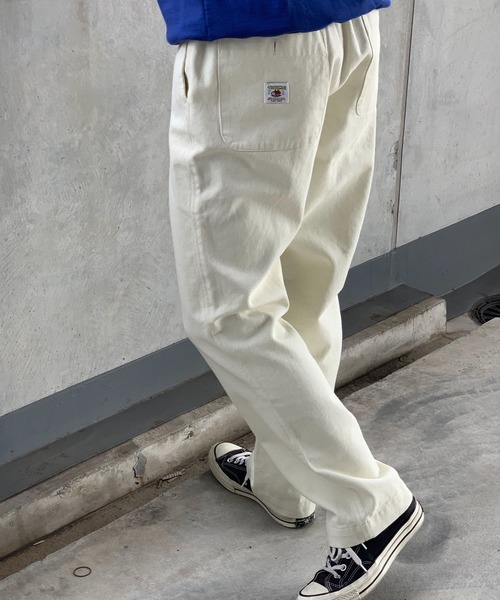 GLOSTER（グロスター）の「【WEB限定カラーあり】【FREDYMAC/フレディマック】ワイドパンツ イージーパンツ（その他パンツ・メンズ・チャコールグレー/ライトブルー/オリーブ/サックスブルー/インディゴブルー/ホワイト系その他/キャメル/キナリ・M/L）」の3枚目の写真