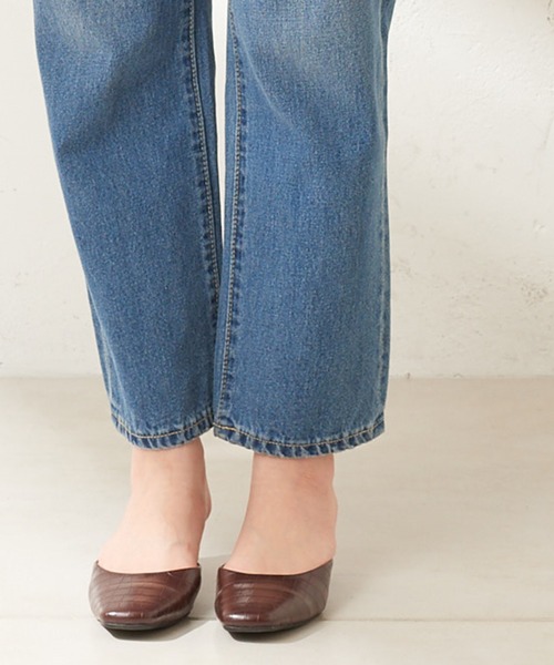 natural couture（ナチュラルクチュール）の「【WEB限定カラー有り】春カラーミュール（その他シューズ・レディース・ブラウン/ピンク/アイボリー/パイソン・MEDIUM/LARGE）」の8枚目の写真