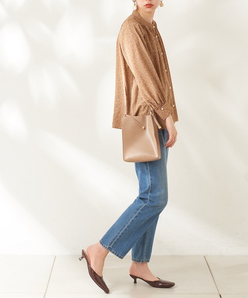 natural couture（ナチュラルクチュール）の「【WEB限定カラー有り】春カラーミュール（その他シューズ・レディース・ブラウン/ピンク/アイボリー/パイソン・MEDIUM/LARGE）」の9枚目の写真