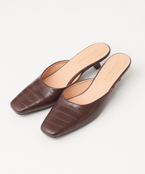 natural couture（ナチュラルクチュール）の「【WEB限定カラー有り】春カラーミュール（その他シューズ・レディース・ブラウン/ピンク/アイボリー/パイソン・MEDIUM/LARGE）」の10枚目の写真