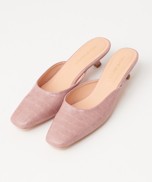 natural couture（ナチュラルクチュール）の「【WEB限定カラー有り】春カラーミュール（その他シューズ・レディース・ブラウン/ピンク/アイボリー/パイソン・MEDIUM/LARGE）」の11枚目の写真