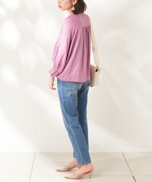 natural couture（ナチュラルクチュール）の「【WEB限定カラー有り】春カラーミュール（その他シューズ・レディース・ブラウン/ピンク/アイボリー/パイソン・MEDIUM/LARGE）」の12枚目の写真