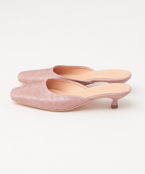 natural couture（ナチュラルクチュール）の「【WEB限定カラー有り】春カラーミュール（その他シューズ・レディース・ブラウン/ピンク/アイボリー/パイソン・MEDIUM/LARGE）」の15枚目の写真