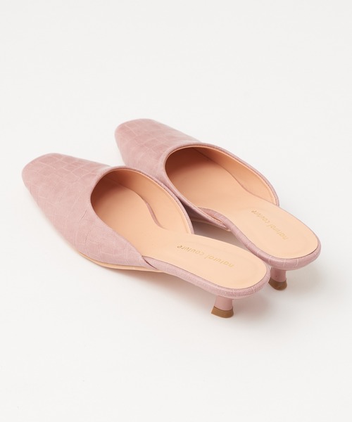 natural couture（ナチュラルクチュール）の「【WEB限定カラー有り】春カラーミュール（その他シューズ・レディース・ブラウン/ピンク/アイボリー/パイソン・MEDIUM/LARGE）」の16枚目の写真