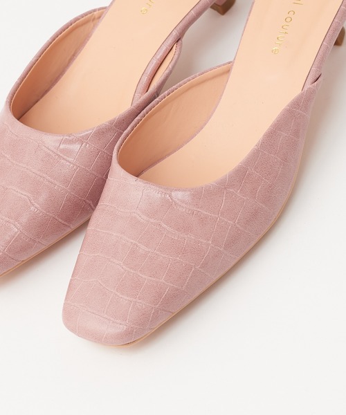 natural couture（ナチュラルクチュール）の「【WEB限定カラー有り】春カラーミュール（その他シューズ・レディース・ブラウン/ピンク/アイボリー/パイソン・MEDIUM/LARGE）」の17枚目の写真