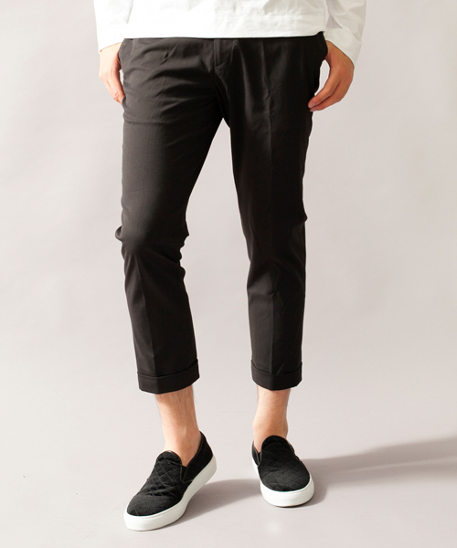 BEAUTY&YOUTH UNITED ARROWS（ビューティーアンドユースユナイテッドアローズ）の「BY ∴ T/R ノープリーツ アンクル パンツ§ ◇（スラックス・メンズ・ブラック/グレー/ネイビー・MEDIUM/LARGE/X-LARGE/SMALL）」の4枚目の写真