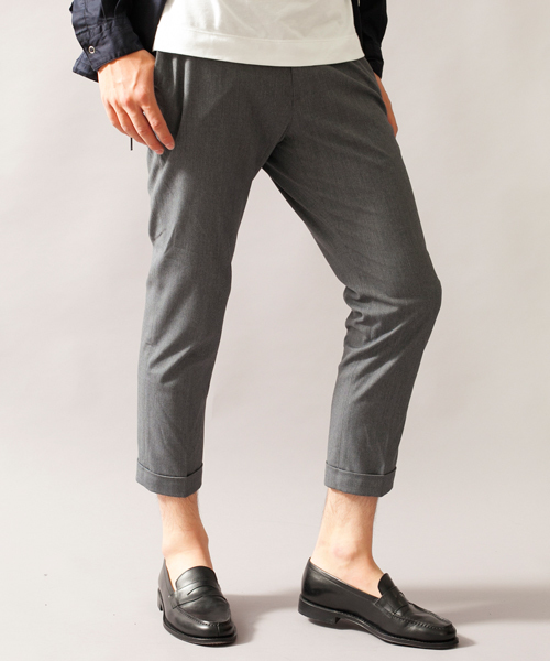 BEAUTY&YOUTH UNITED ARROWS（ビューティーアンドユースユナイテッドアローズ）の「BY ∴ T/R ノープリーツ アンクル パンツ§ ◇（スラックス・メンズ・ブラック/グレー/ネイビー・MEDIUM/LARGE/X-LARGE/SMALL）」の5枚目の写真