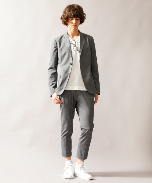 BEAUTY&YOUTH UNITED ARROWS（ビューティーアンドユースユナイテッドアローズ）の「BY ∴ T/R ノープリーツ アンクル パンツ§ ◇（スラックス・メンズ・ブラック/グレー/ネイビー・MEDIUM/LARGE/X-LARGE/SMALL）」の7枚目の写真