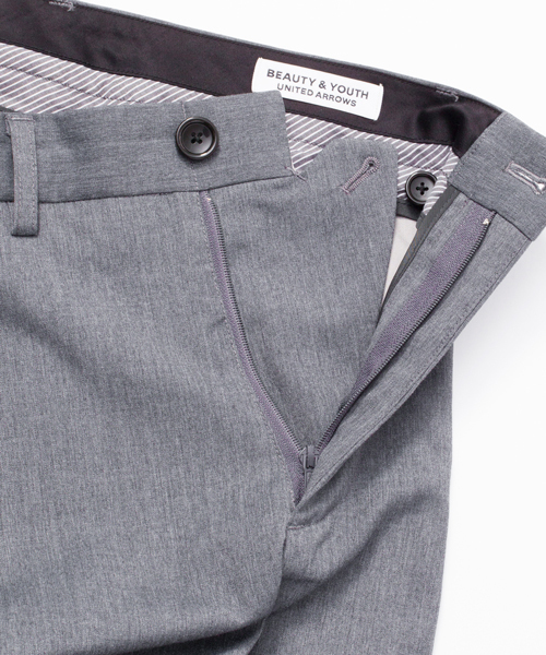 BEAUTY&YOUTH UNITED ARROWS（ビューティーアンドユースユナイテッドアローズ）の「BY ∴ T/R ノープリーツ アンクル パンツ§ ◇（スラックス・メンズ・ブラック/グレー/ネイビー・MEDIUM/LARGE/X-LARGE/SMALL）」の12枚目の写真