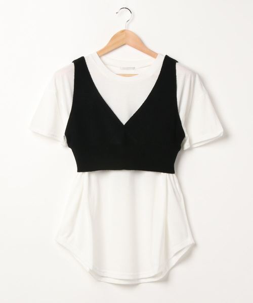 FUN.TRINITY（ファン トリニティー）の「２ＷＡＹビスチェＳＥＴ（アンサンブル・レディース・ブラック/テラコッタ/ブルー/イエロー・M）」の12枚目の写真