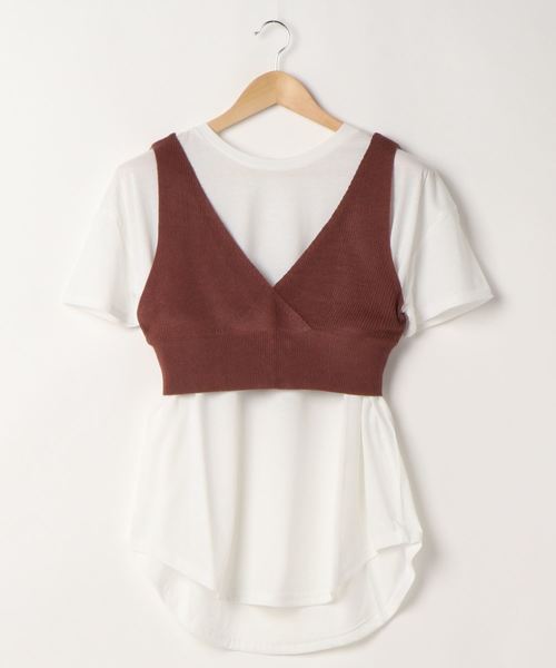 FUN.TRINITY（ファン トリニティー）の「２ＷＡＹビスチェＳＥＴ（アンサンブル・レディース・ブラック/テラコッタ/ブルー/イエロー・M）」の11枚目の写真