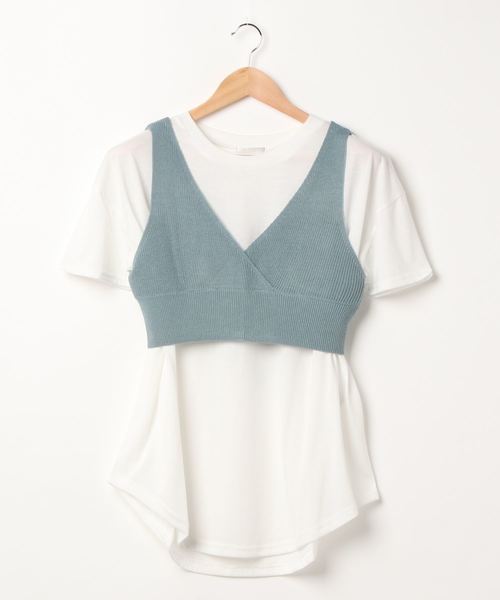 FUN.TRINITY（ファン トリニティー）の「２ＷＡＹビスチェＳＥＴ（アンサンブル・レディース・ブラック/テラコッタ/ブルー/イエロー・M）」の10枚目の写真