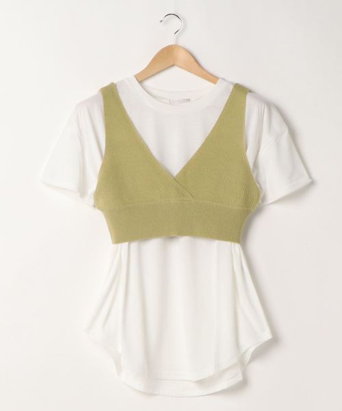 FUN.TRINITY（ファン トリニティー）の「２ＷＡＹビスチェＳＥＴ（アンサンブル・レディース・ブラック/テラコッタ/ブルー/イエロー・M）」の9枚目の写真