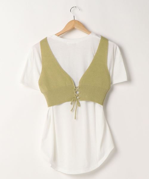 FUN.TRINITY（ファン トリニティー）の「２ＷＡＹビスチェＳＥＴ（アンサンブル・レディース・ブラック/テラコッタ/ブルー/イエロー・M）」の8枚目の写真