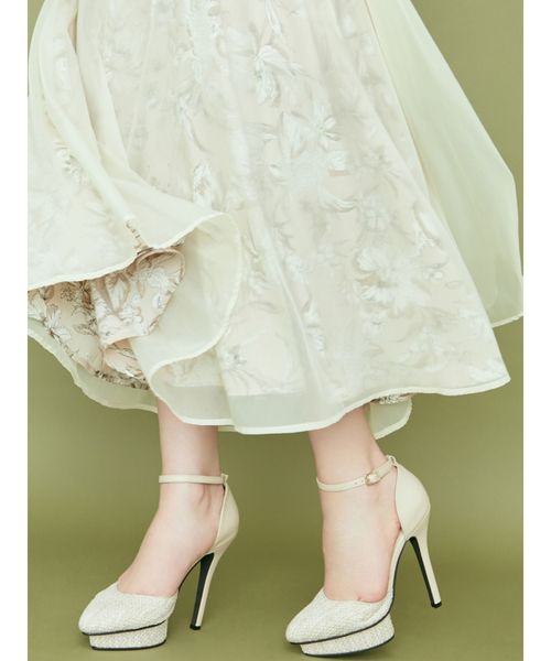 RESEXXY（リゼクシー）の「ツイード切替パンプス（パンプス・レディース・ブラック/ブラウン/ベージュ・SMALL/MEDIUM/LARGE）」の3枚目の写真