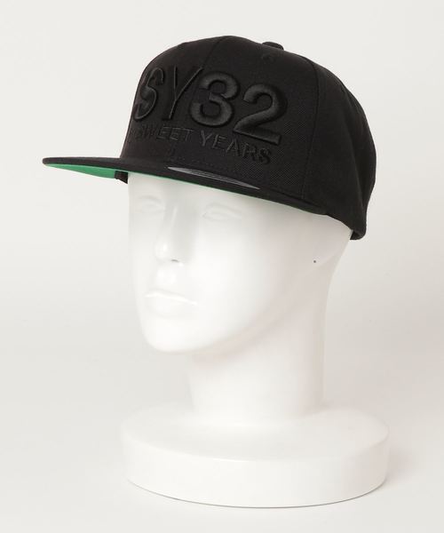 SY32 by SWEET YEARS（エスワイサーティトゥバイスィートイヤーズ）の「『SY32 by SWEET YEARS』3D LOGO SNAPBACK CAP（キャップ・メンズ・ブラック/ブラック系その他/グレー/ネイビー・FREE）」の6枚目の写真