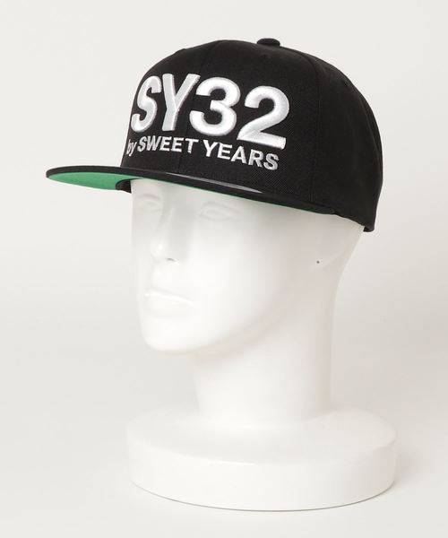SY32 by SWEET YEARS（エスワイサーティトゥバイスィートイヤーズ）の「『SY32 by SWEET YEARS』3D LOGO SNAPBACK CAP（キャップ・メンズ・ブラック/ブラック系その他/グレー/ネイビー・FREE）」の9枚目の写真