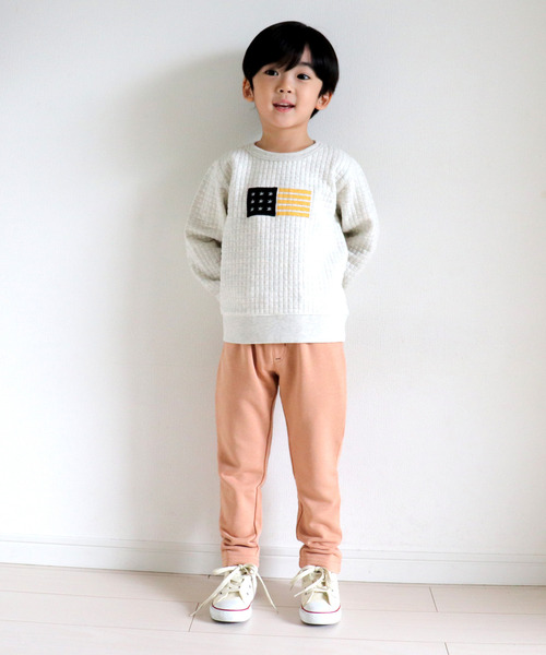 SKAPE（エスケープ）の「ﾍﾞｰｼｯｸﾊﾟﾝﾂ（その他パンツ・キッズ・ブラック/ベージュ/ネイビー/グレー・110cm/130cm/100cm/80ｃｍ/90cm/120cm）」の2枚目の写真