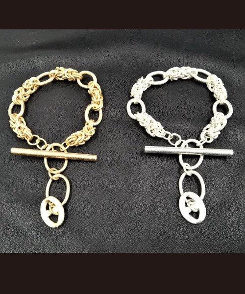 TONE SELECT GOODS（トーンセレクトグッズ）の「【Choette】サークルチェーンブレスレット（ブレスレット・レディース・シルバー/ゴールド・FREE）」の3枚目の写真