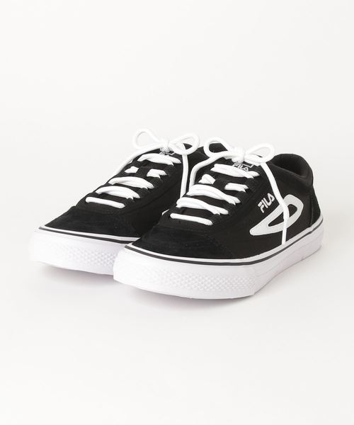 FILA(フィラ)の「FILA フィラ CLASSIC BOARDER F51170021 BLK/WHT(スニーカー・メンズ・ブラック・28.0cm/26.0cm/27.0cm/24.0cm/23.0cm/25.0cm)」の1枚目の写真
