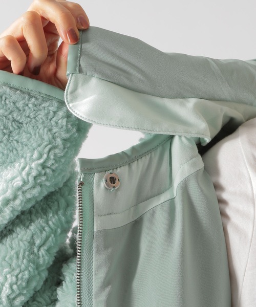 BAYFLOW（ベイフロー）の「2WAYボアZIPコート（その他アウター・レディース・ライトグレー/ベージュ/ライトグリーン・SMALL/MEDIUM）」の15枚目の写真