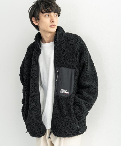 ファーストダウン Tumbling First ボアフリースジャケット Boa タンブリング Down Down Fc ブルゾン First Blouson Tumbling Boa Down ファーストダウン のファッション