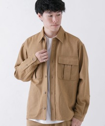 WORK NOT WORK URBAN RESEARCH | メランジウールCPOシャツ(シャツ/ブラウス)