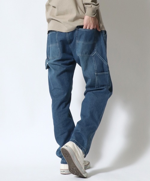 SITRY（シトリー）の「ルーズテーパード ペインターパンツ/スケーターパンツ（デニムパンツ・メンズ・ブラック/ブラウン/ライトインディゴブルー/ストライプ/ワンウォッシュ/アイボリー・M/L）」の20枚目の写真