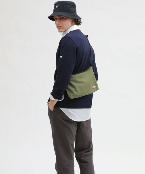 DANTON（ダントン）の「【DANTON/ダントン】 コットンキャンバス横型サコッシュ #JD-7298（ボディバッグ/ウエストポーチ・メンズ・チャコールグレー/ブラック/ベージュ/オリーブ/サックスブルー/キナリ・FREE）」の18枚目の写真