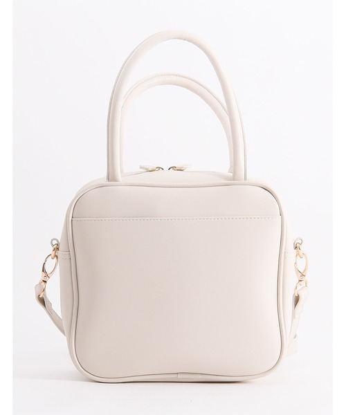 POU DOU DOU（プードゥドゥ）の「チャームポーチ付きトートバッグ（トートバッグ・レディース・ブラック/グレー系その他・8）」の6枚目の写真