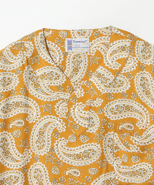 Ray BEAMS（レイビームス）の「TOWN CRAFT × Ray BEAMS / 別注 ペイズリー チュニック（シャツ/ブラウス・レディース・ブラック/イエロー・ONE SIZE）」の12枚目の写真