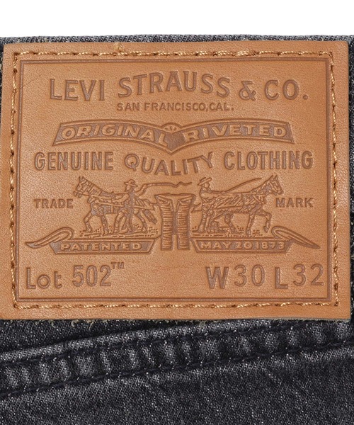 Levi's（リーバイス）の「502(TM) TAPER BERRY BERRY（デニムパンツ・メンズ・ブラック・W28 L32/W29 L32/W30 L32/W31 L32/W32 L32/W33 L32/W34 L32/W36 L32）」の9枚目の写真
