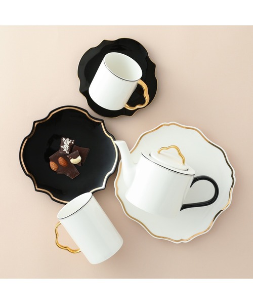 セール】ラフィネ プレート S ブラック（食器）｜Francfranc（フラン