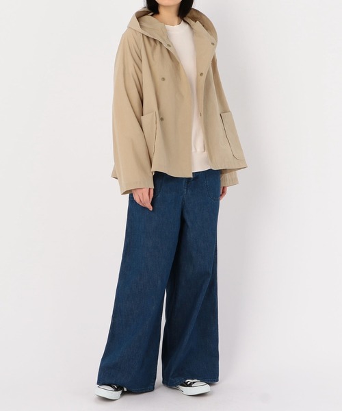 DANTON（ダントン）の「【DANTON】ナイロンフードジャケット NTF WOMEN