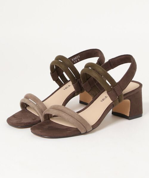 NEUE THE MARKET(ノイエザマーケット)の「バックストラップサンダル/93601(サンダル・レディース・ベージュ/カーキ/ブラウン・22.5cm/23cm/23.5cm/24cm/24.5cm)」の3枚目の写真