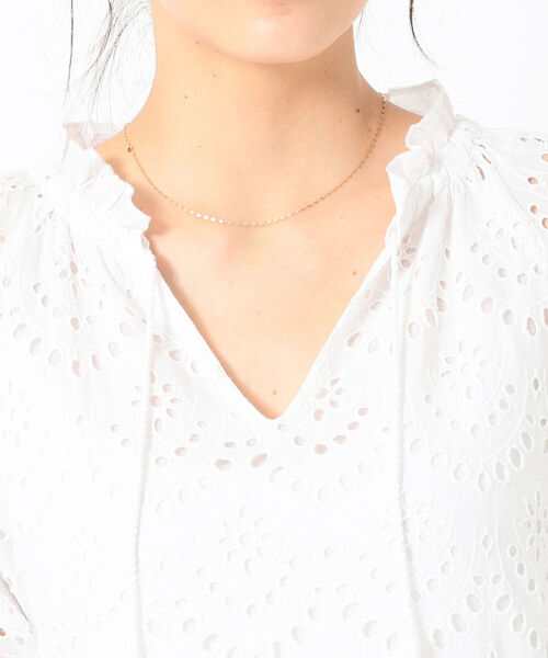 B:MING by BEAMS（ビーミングバイビームス）の「B:MING by BEAMS / カットワーク 刺繍 ワンピース 21SS（ワンピース・レディース・ブラック/ホワイト・SMALL/MEDIUM）」の10枚目の写真