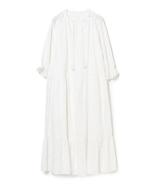 B:MING by BEAMS（ビーミングバイビームス）の「B:MING by BEAMS / カットワーク 刺繍 ワンピース 21SS（ワンピース・レディース・ブラック/ホワイト・SMALL/MEDIUM）」の14枚目の写真