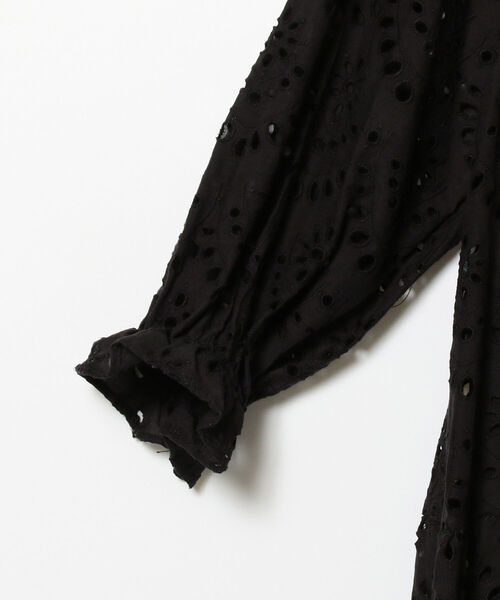 B:MING by BEAMS（ビーミングバイビームス）の「B:MING by BEAMS / カットワーク 刺繍 ワンピース 21SS（ワンピース・レディース・ブラック/ホワイト・SMALL/MEDIUM）」の18枚目の写真